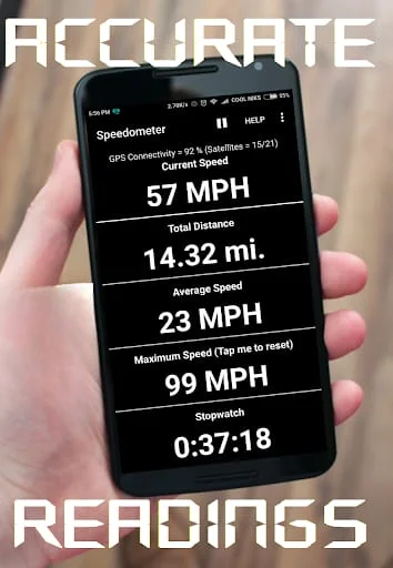 GPS Speedometer & Odometer Screenshot 1