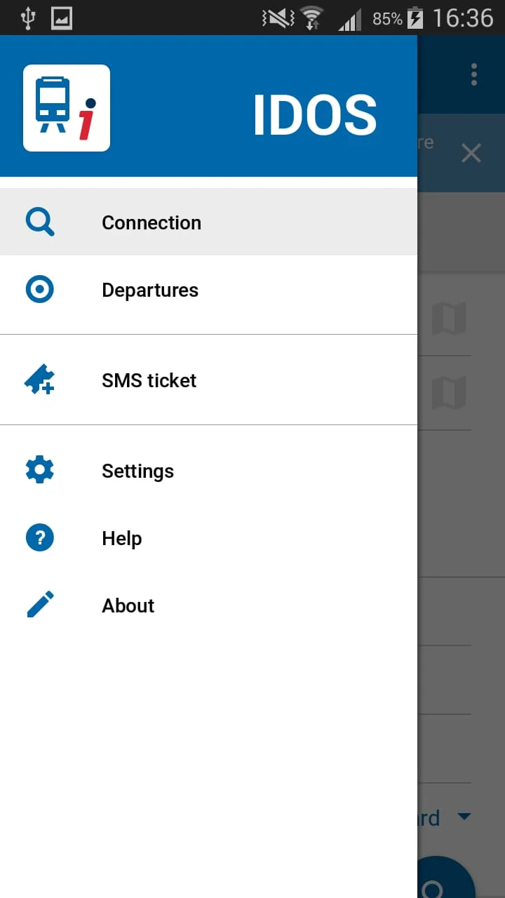 Czech Public Transport IDOS Screenshot 2