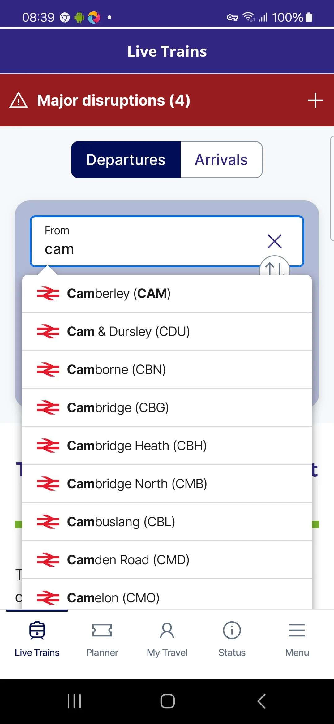 National Rail Screenshot 1