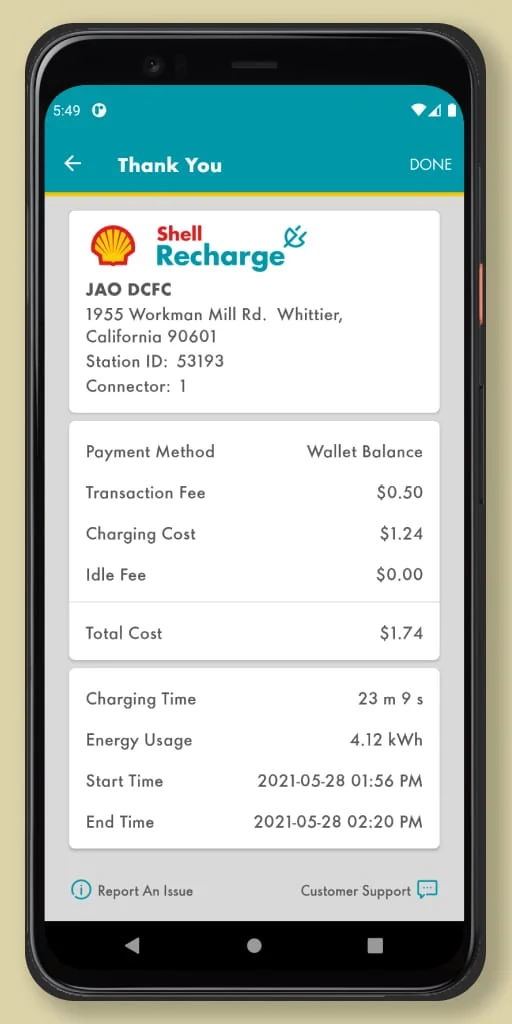 Shell Recharge Screenshot 4