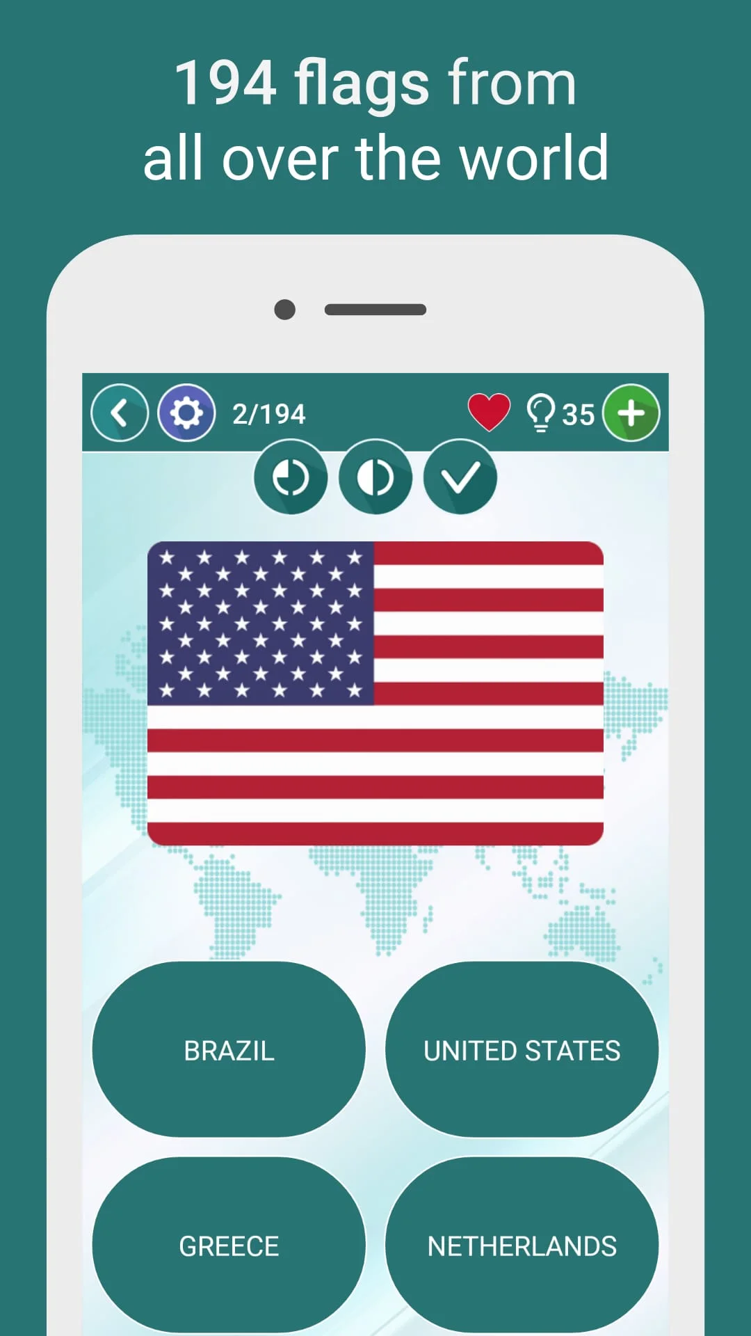 Geography Quiz - World Flags Screenshot 1