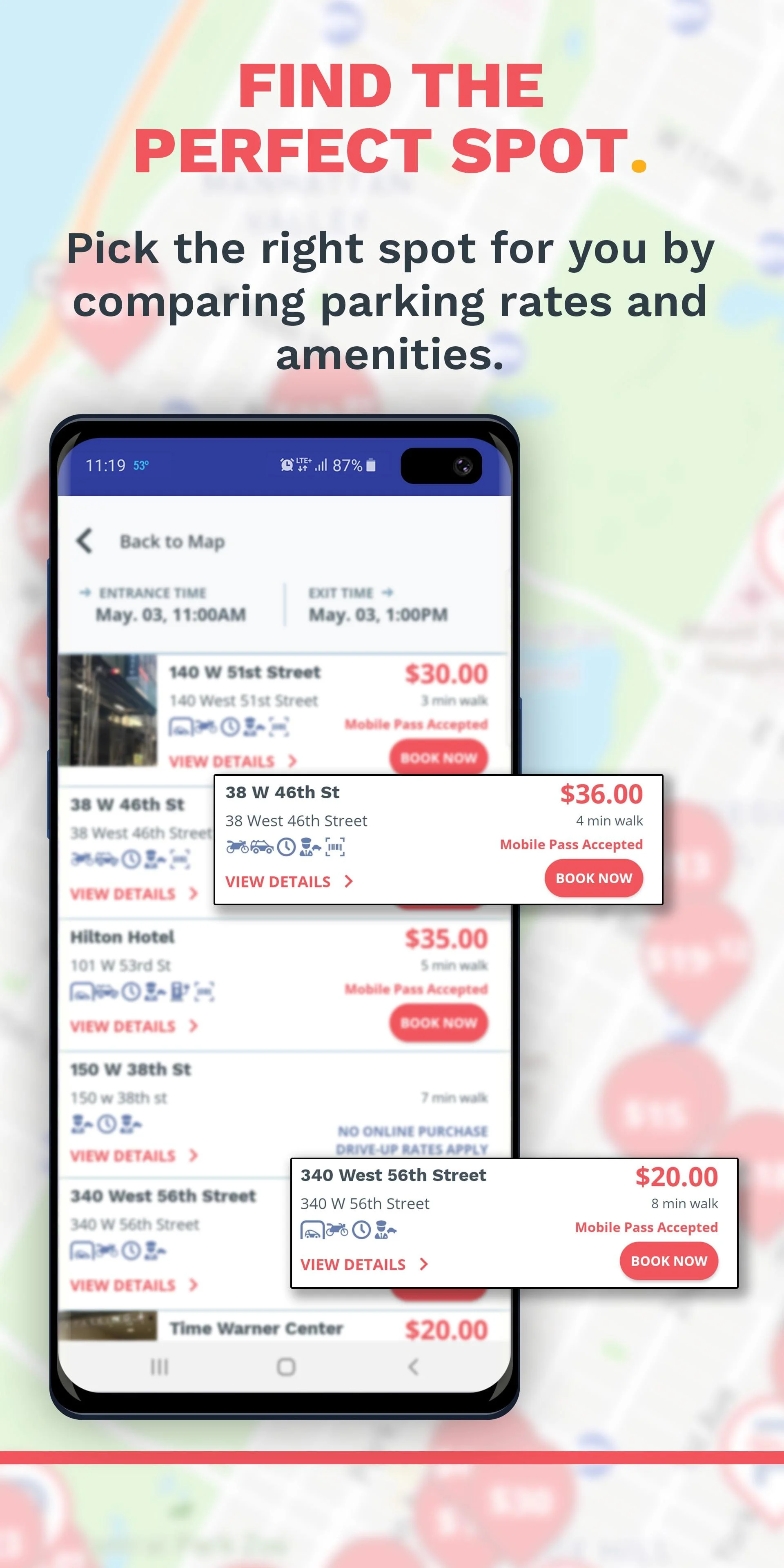Parking.com – Find Parking Screenshot 2
