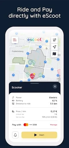 eScoot | e-scooters near you Screenshot 4