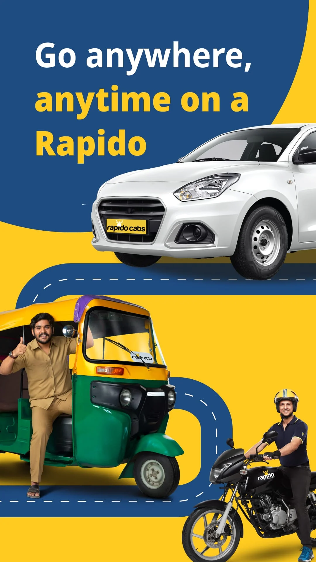 Rapido: Bike-Taxi, Auto & Cabs Screenshot 1