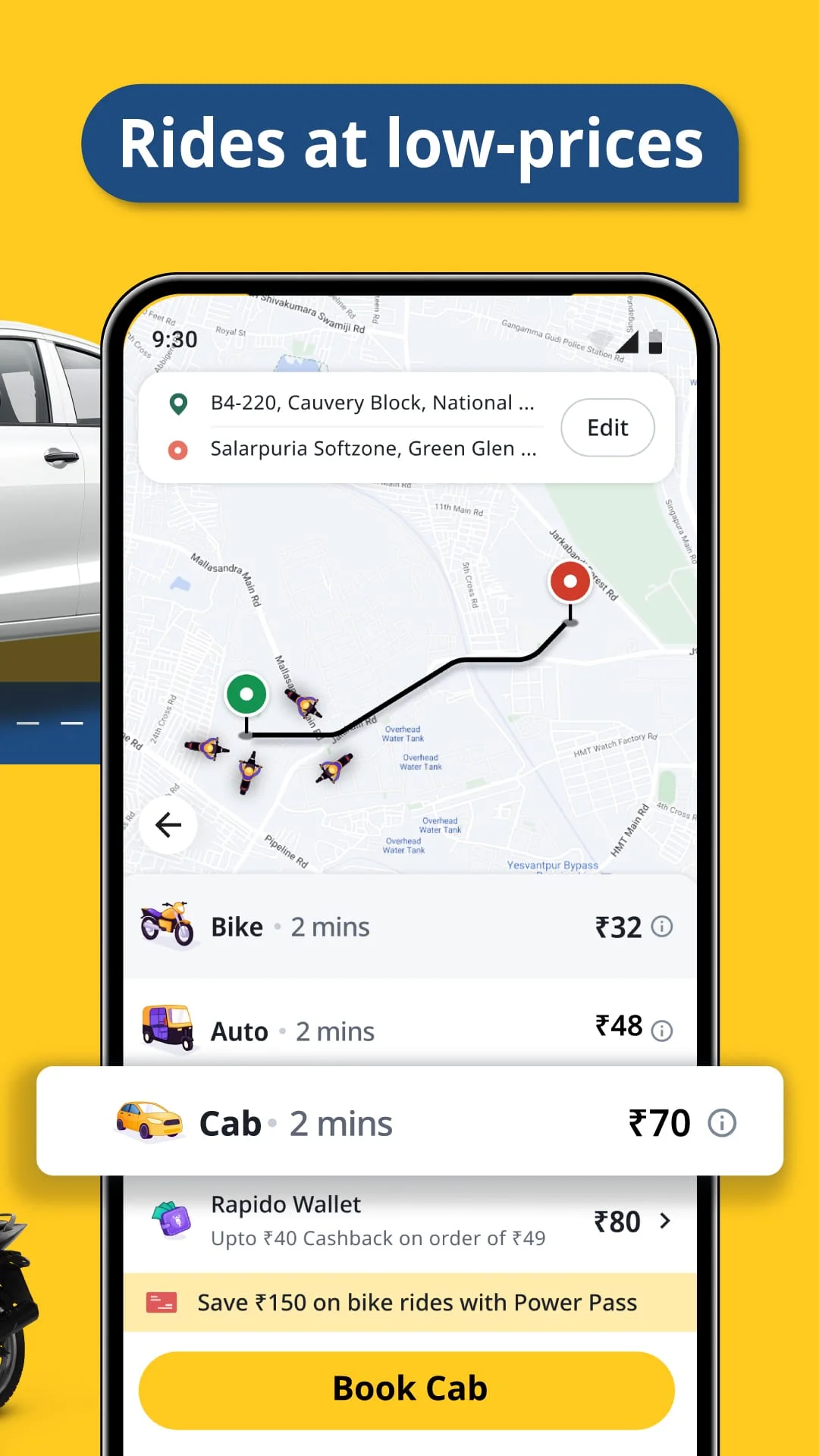 Rapido: Bike-Taxi, Auto & Cabs Screenshot 2