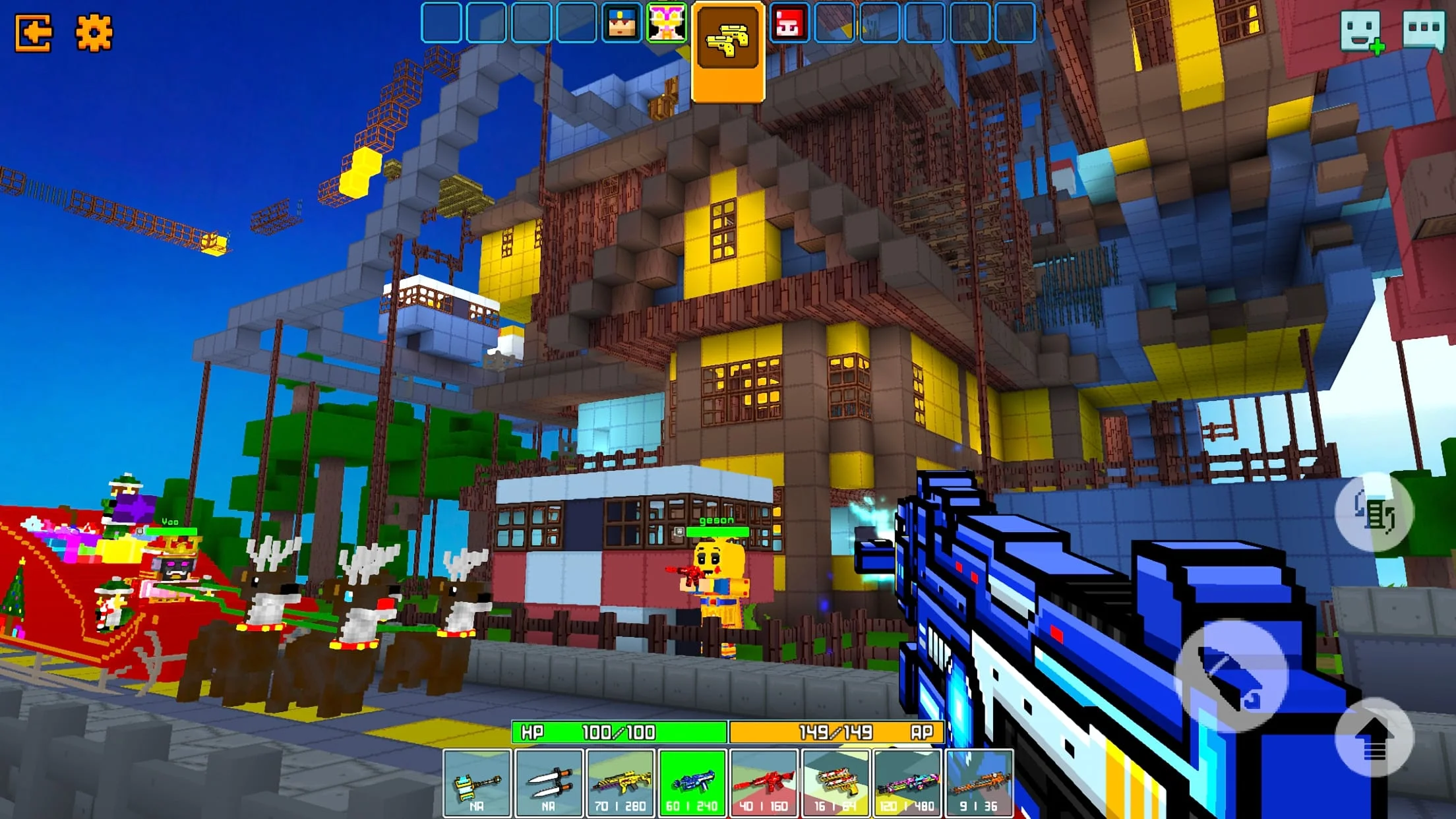 Cops N Robbers:Pixel Craft Gun Screenshot 2