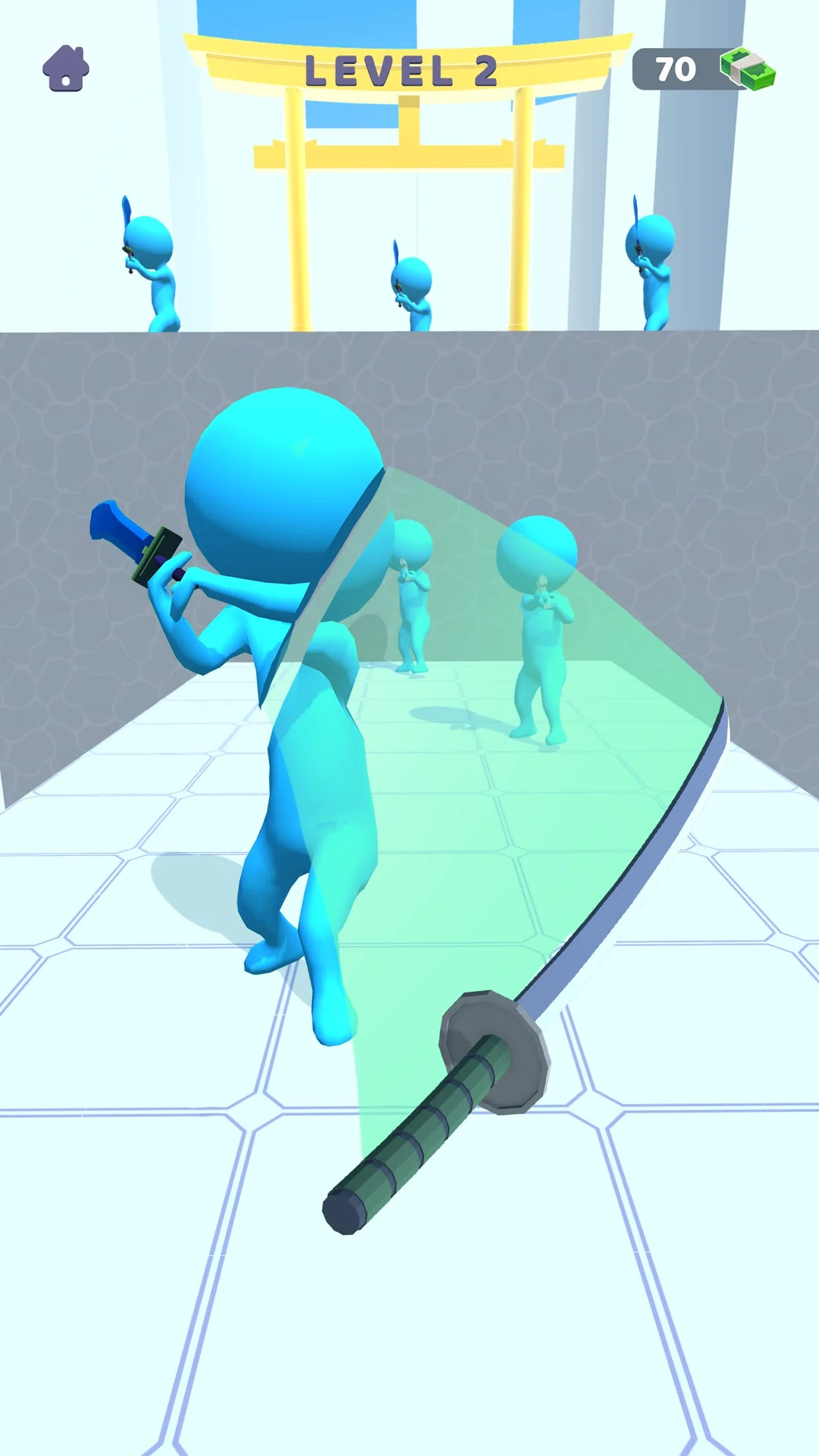 Sword Play! Ninja Slice Runner Screenshot 1