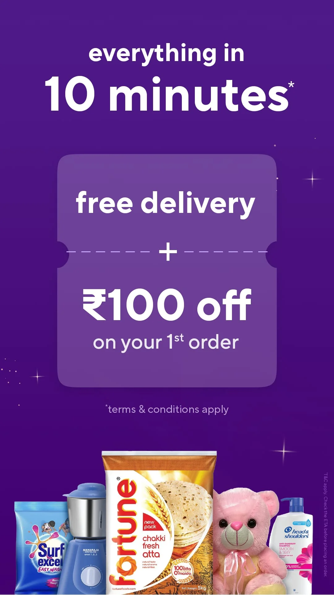 Zepto:10-Min Grocery Delivery* Screenshot 1
