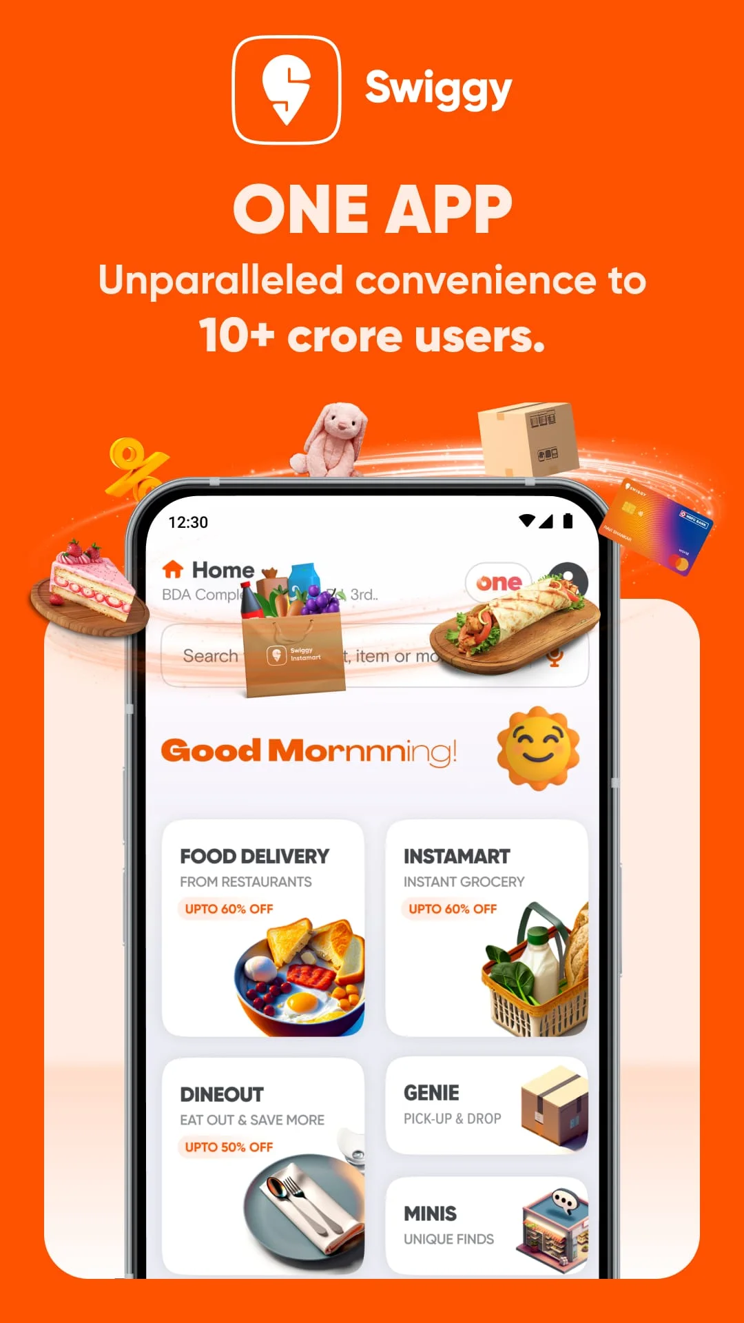 Swiggy: Food Instamart Dineout Screenshot 1
