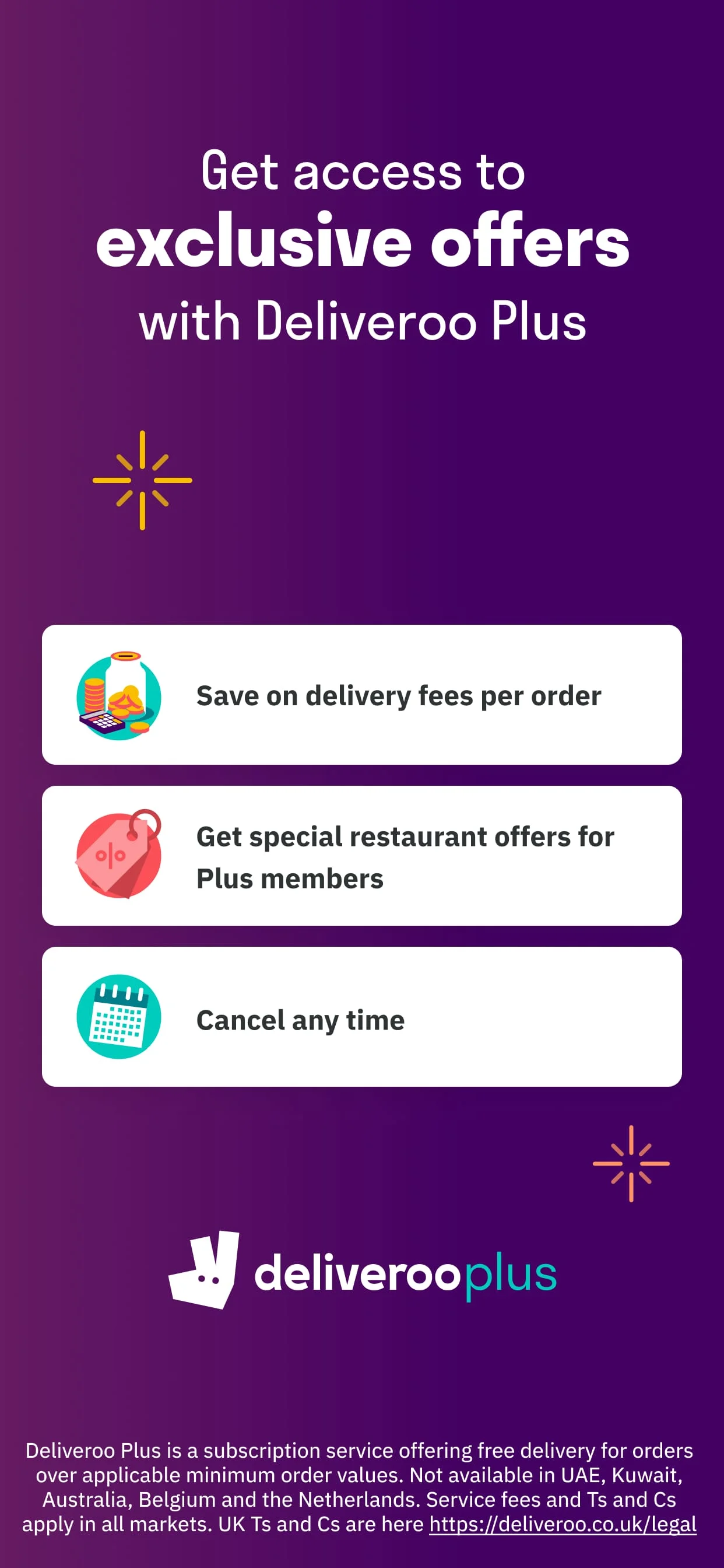 Deliveroo: Food & Shopping Screenshot 2