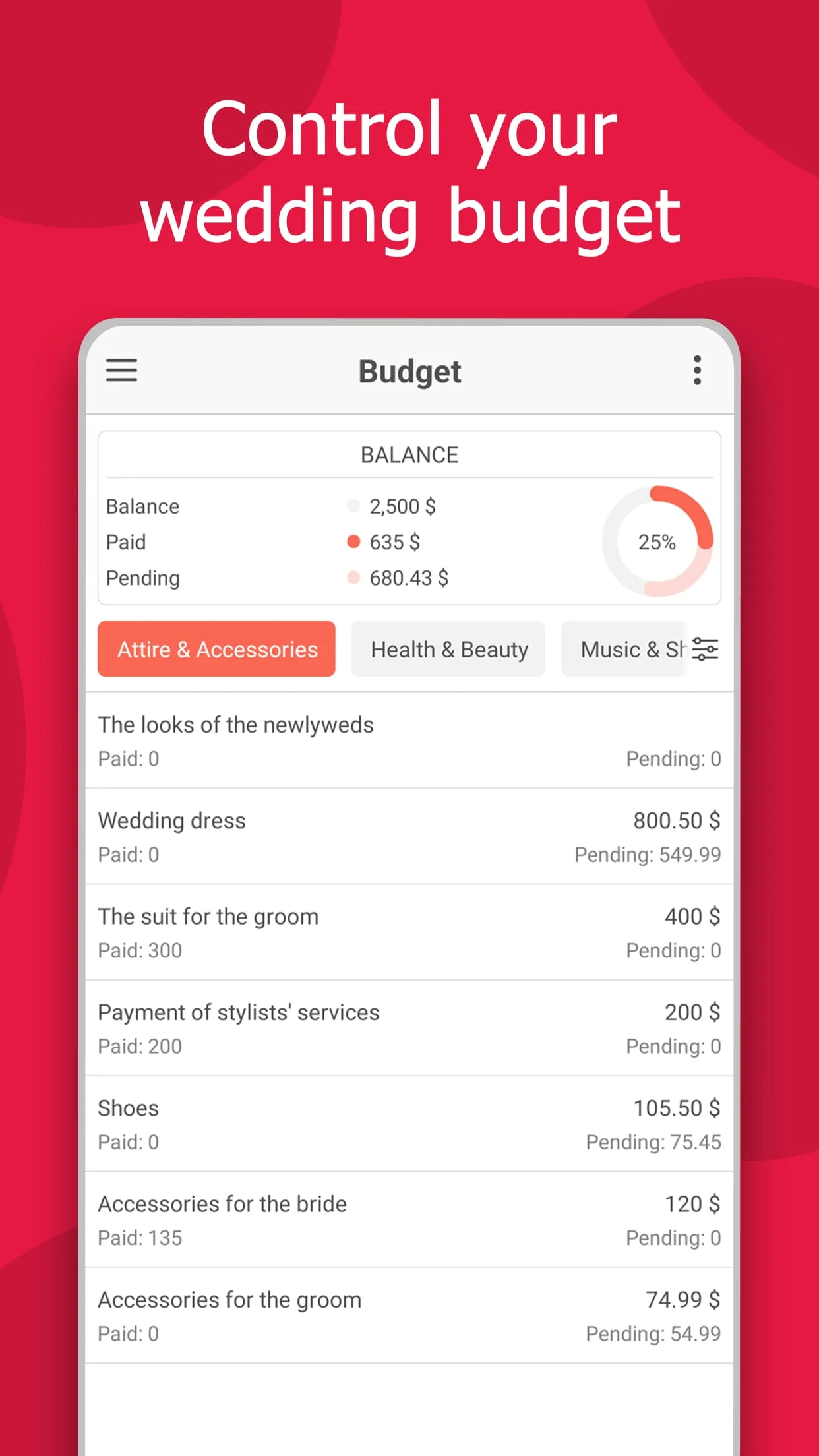 Wedding Planner by MyWed Screenshot 4