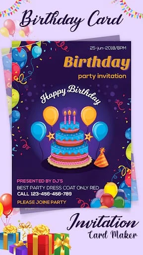Invitation maker - Card Design Screenshot 4