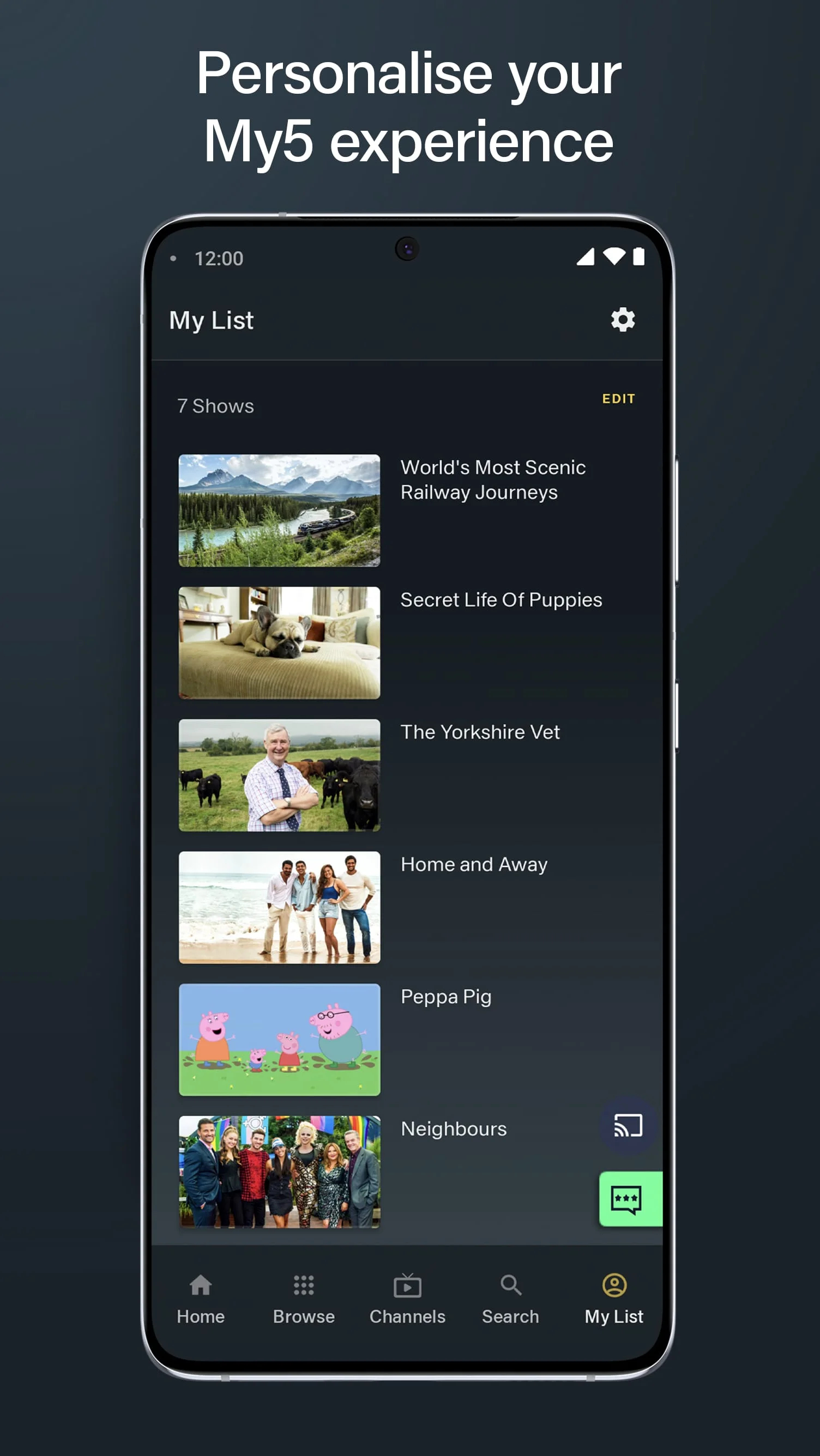 My5 - Channel 5 Screenshot 3