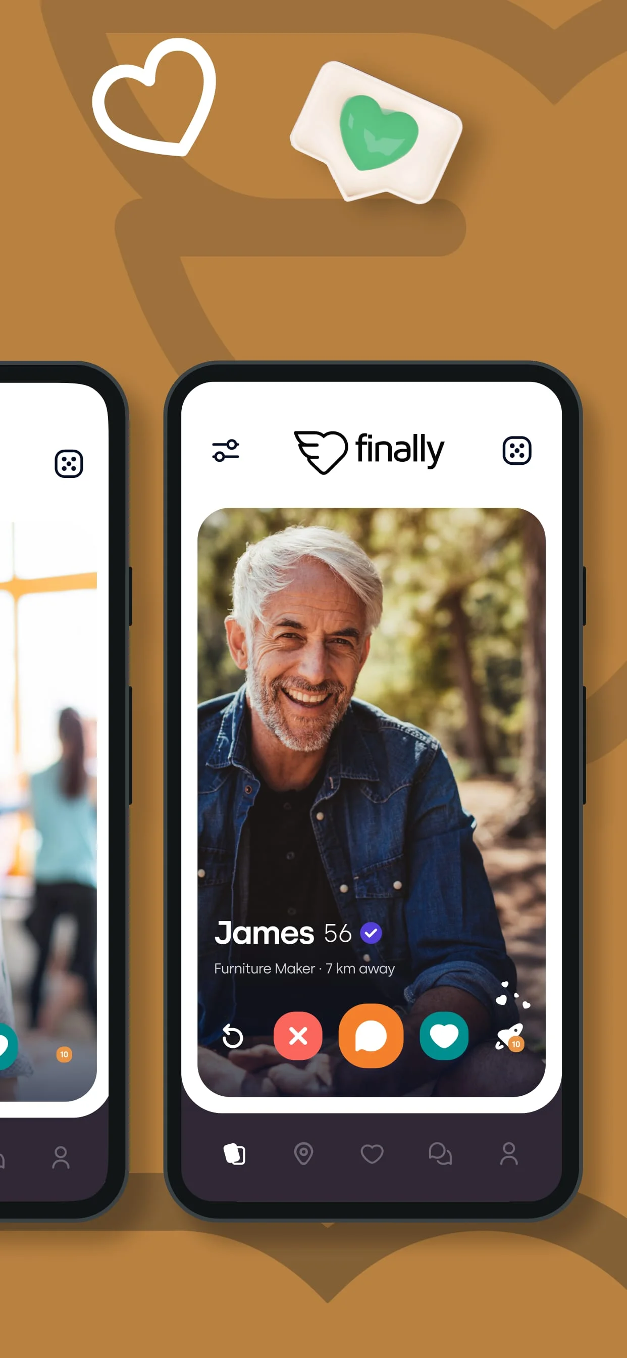 FINALLY: Mature singles dating Screenshot 2
