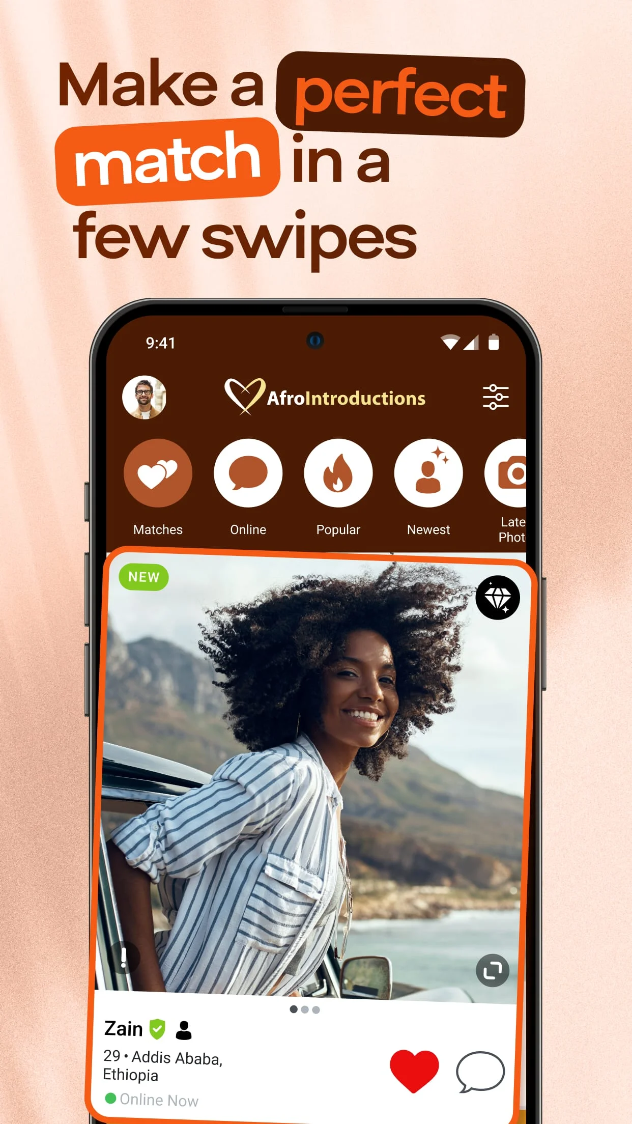 AfroIntroductions: Afro Dating Screenshot 4