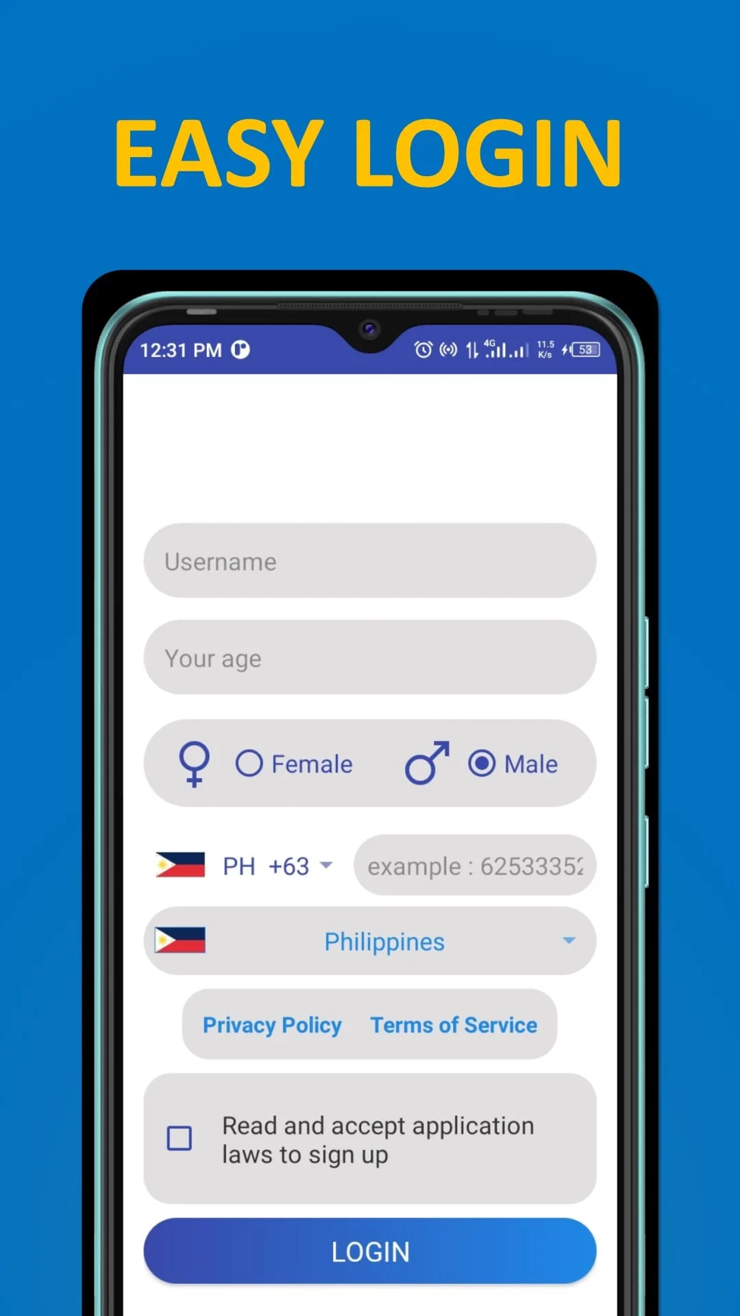 Hangout - Chat, Meet, Dating Screenshot 1