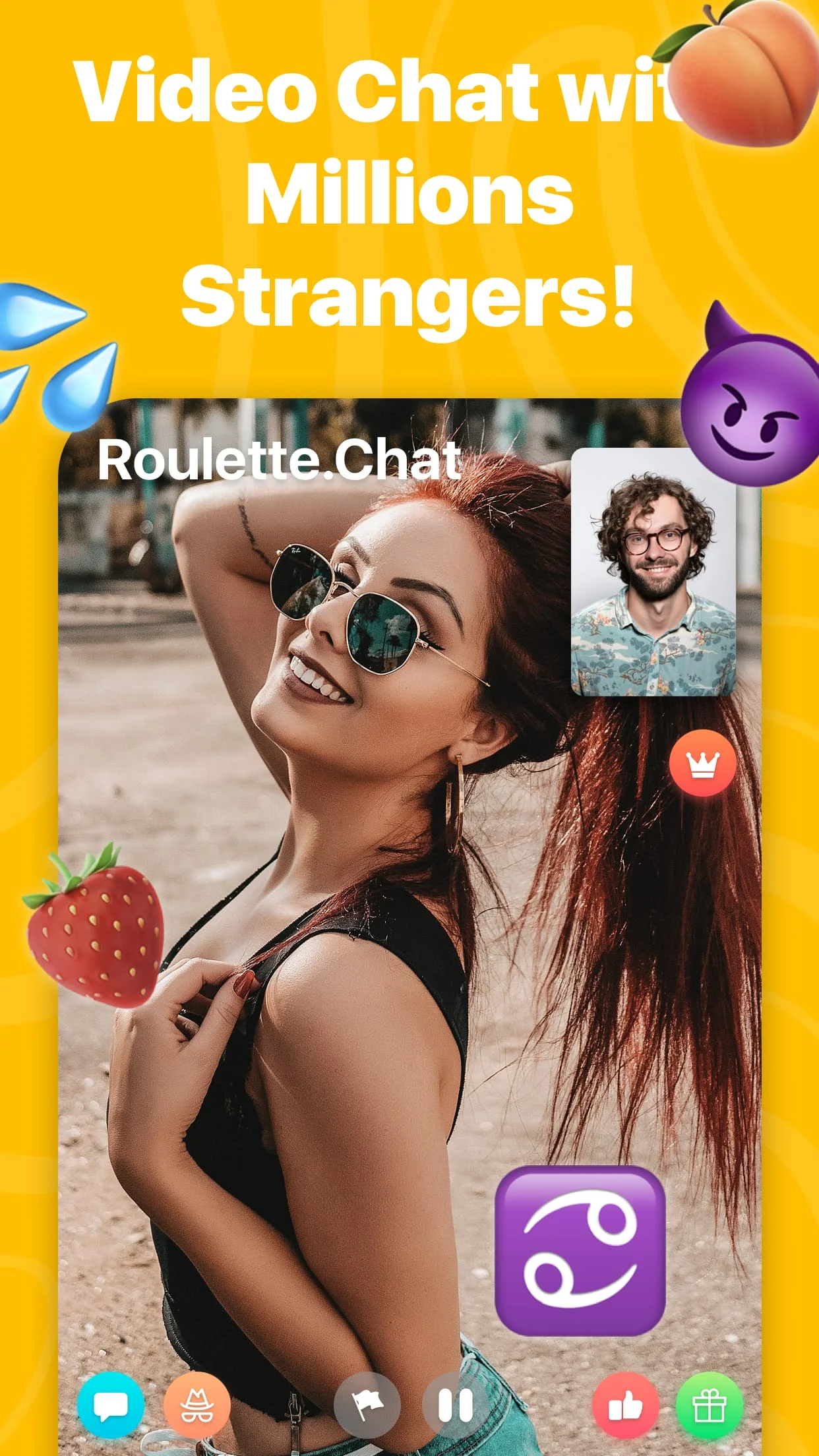 Roulette Chat Video Omegle Ome Screenshot 1
