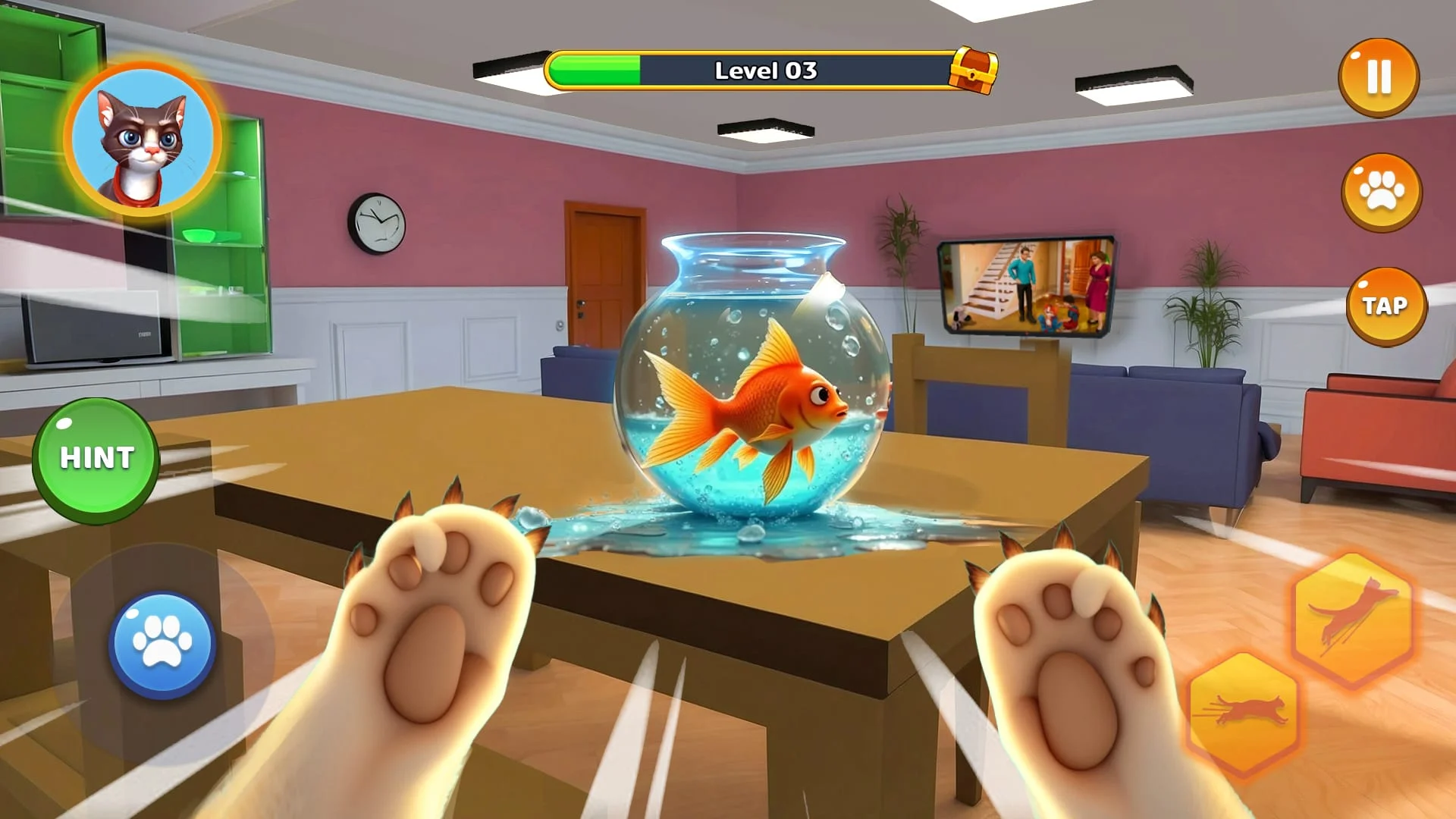 Pet Cat Simulator Cat Games Screenshot 1