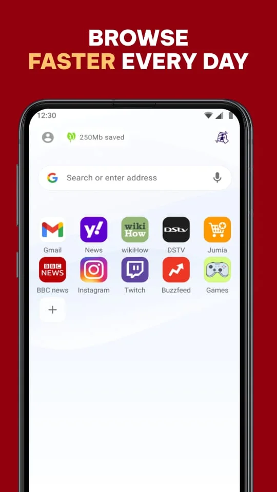 Opera Mini: Fast Web Browser Screenshot 1