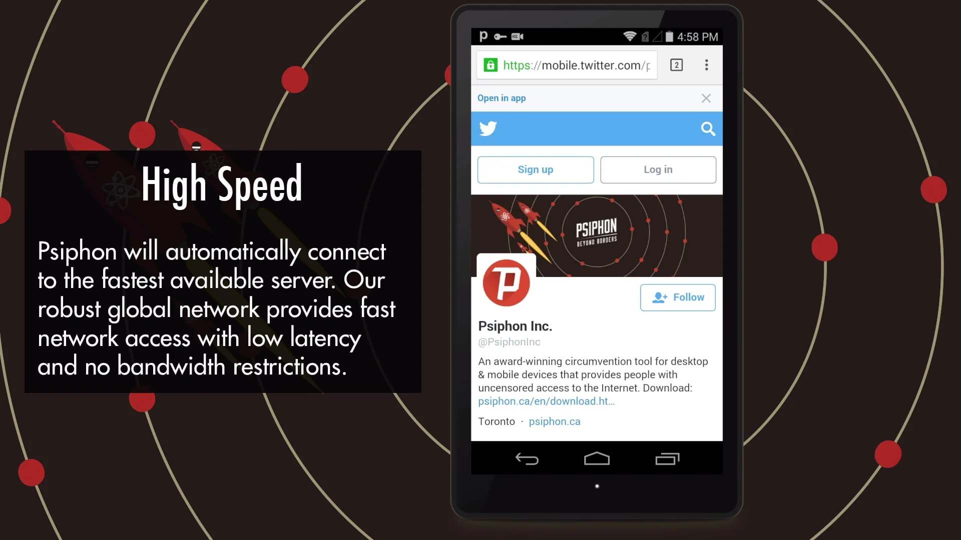 Psiphon Screenshot 4