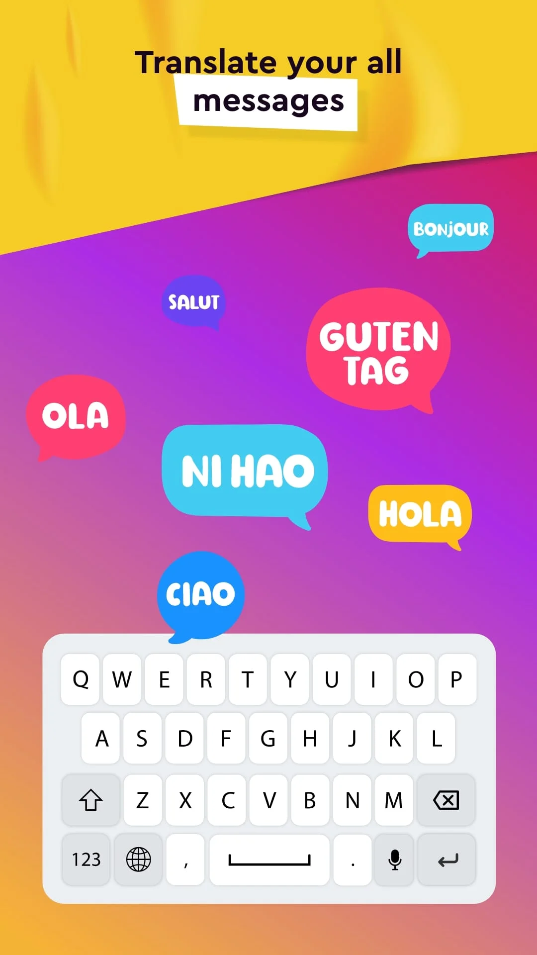 Keyboard Translator for Chat Screenshot 2