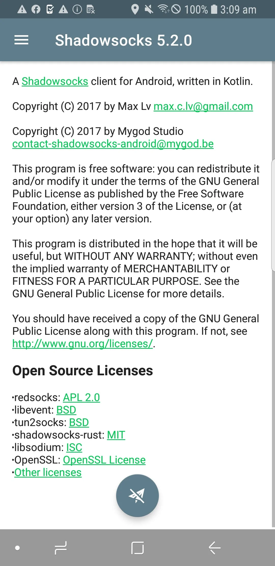 Shadowsocks Screenshot 1