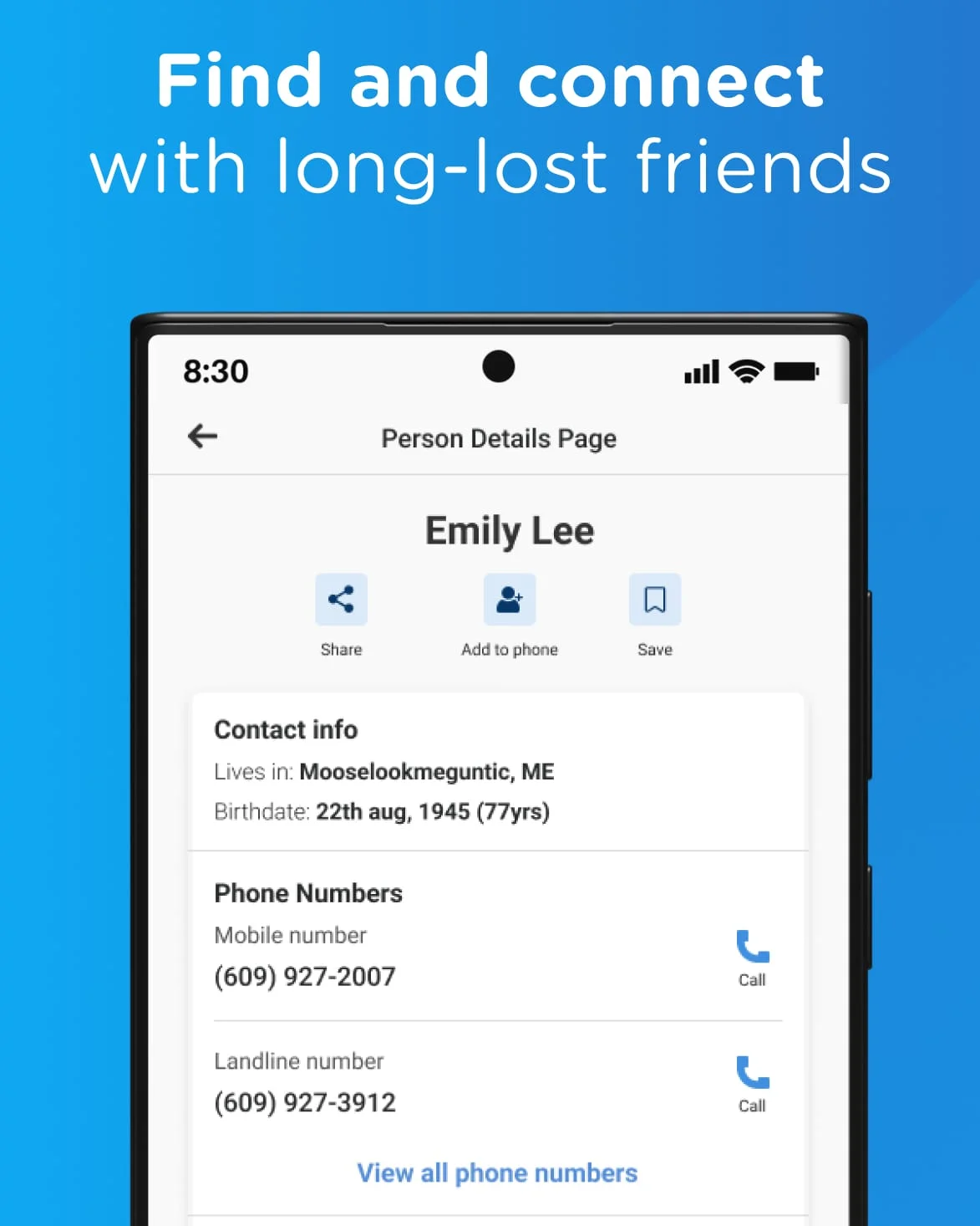 Whitepages - Find People Screenshot 4