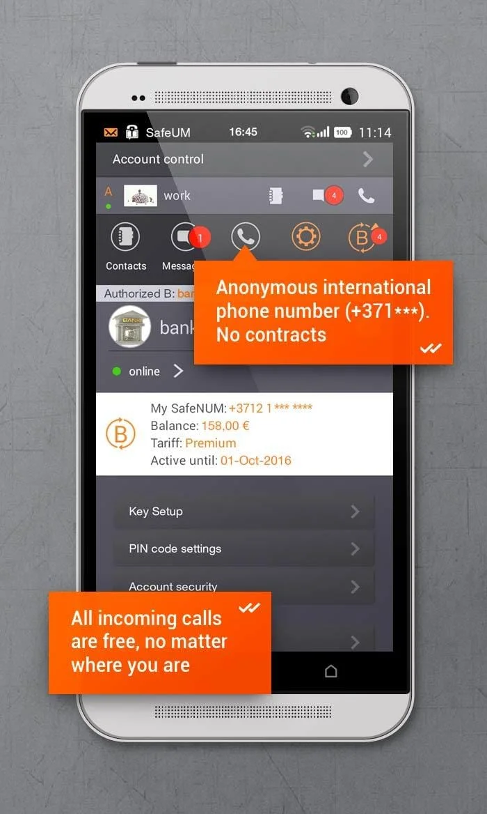 Secure messenger SafeUM Screenshot 4