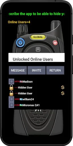 Online Walkie Talkie Pro PTT Screenshot 4