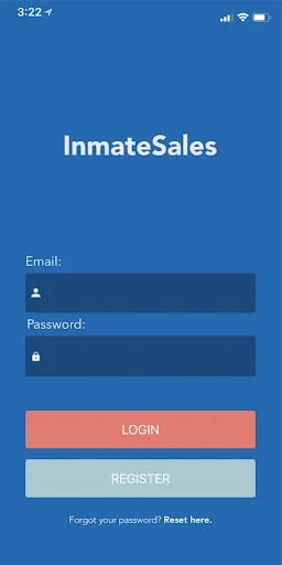 InmateSales View Screenshot 2