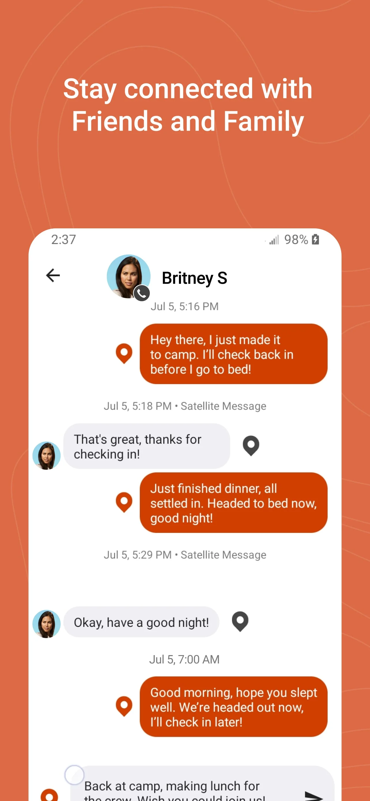 Garmin Messenger™ Screenshot 1