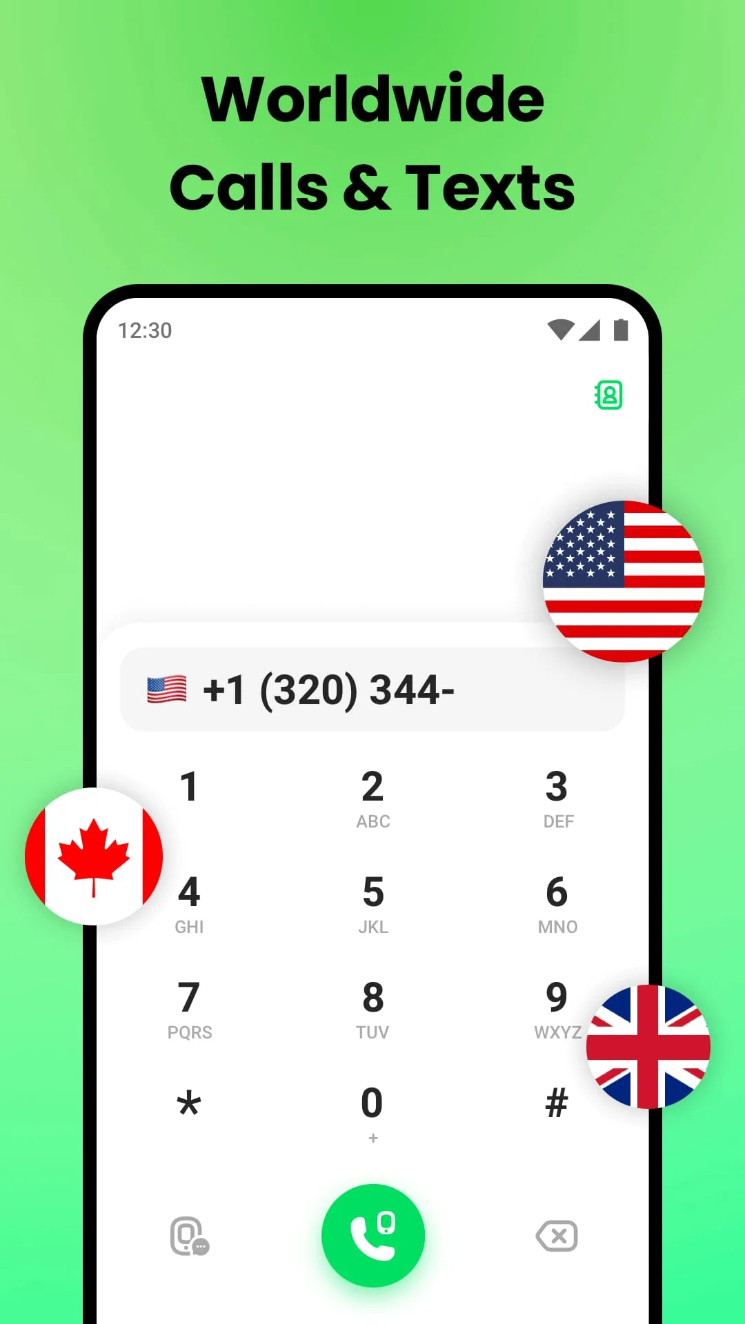 JusTalk 2nd Phone Number Screenshot 2