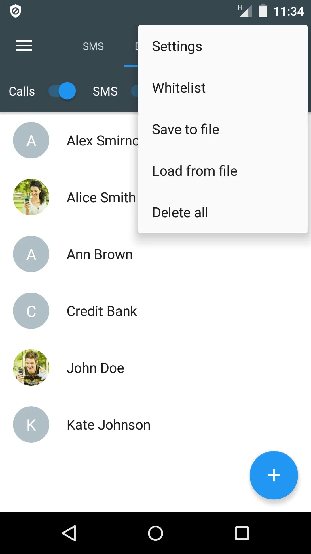 Calls Blacklist - Call Blocker Screenshot 3