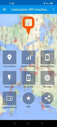 Live Location, GPS Coordinates Screenshot 1