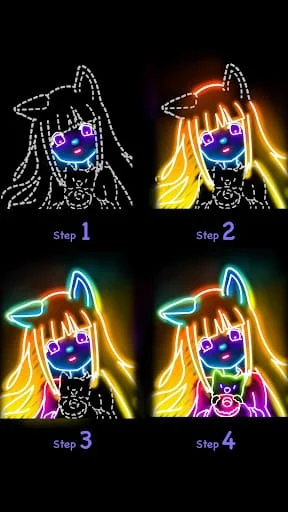 Draw Glow Comics Screenshot 4