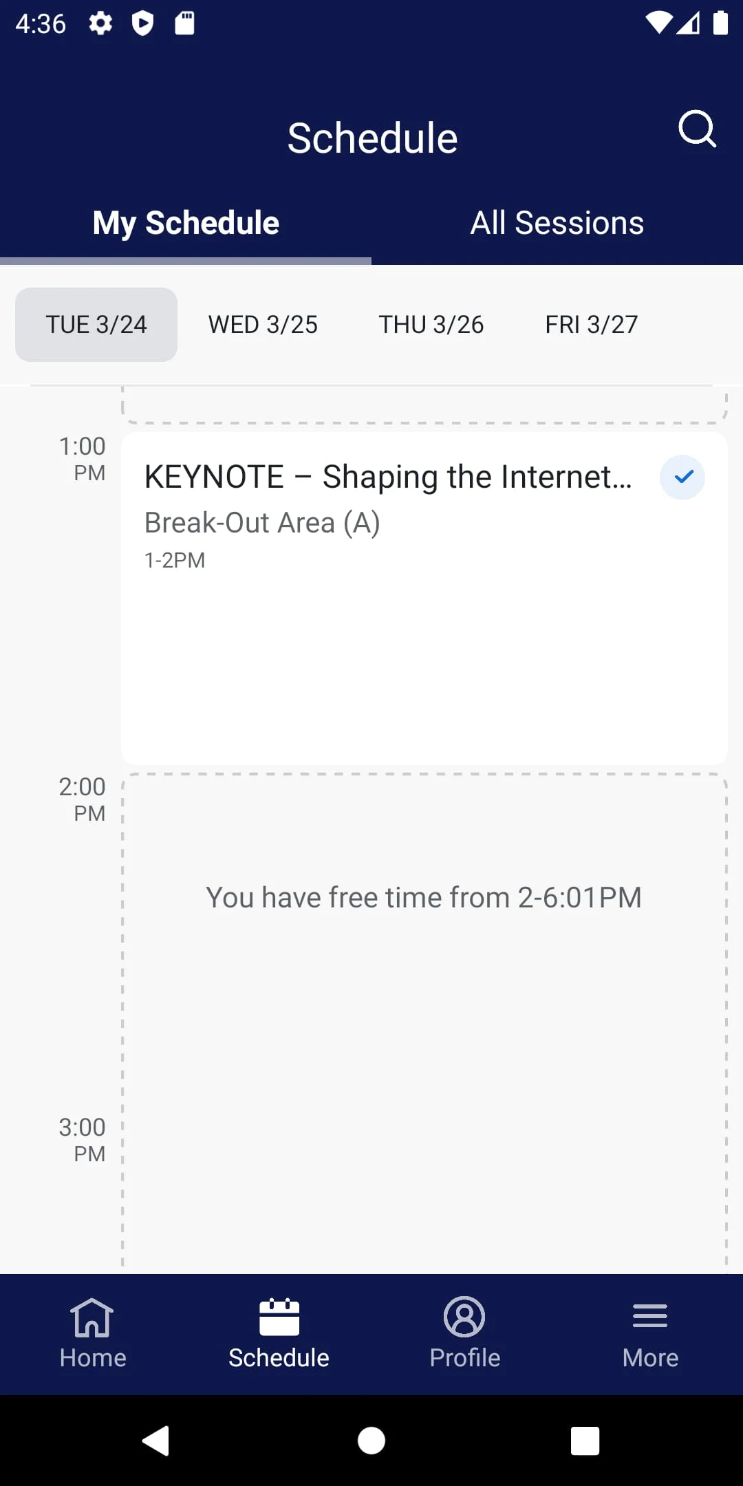 Cvent Events Screenshot 4