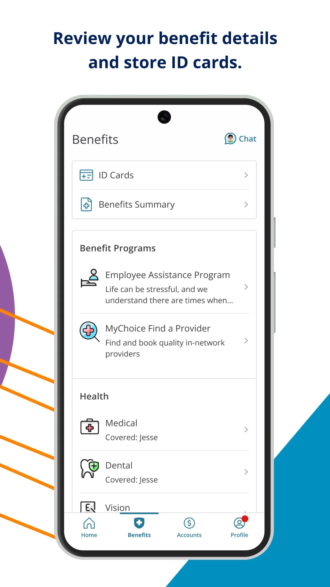MyChoice Benefits Screenshot 2