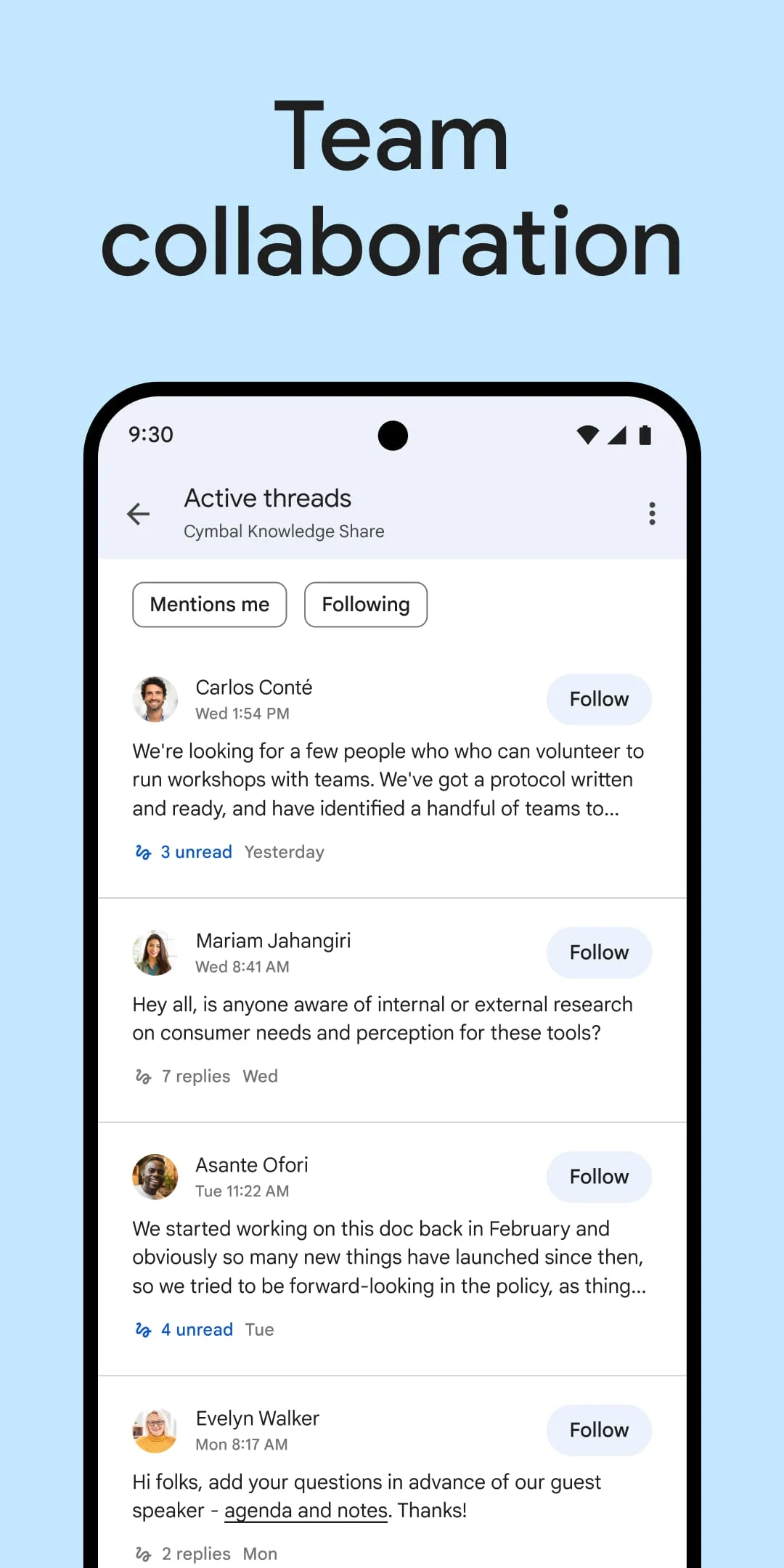 Google Chat Screenshot 3
