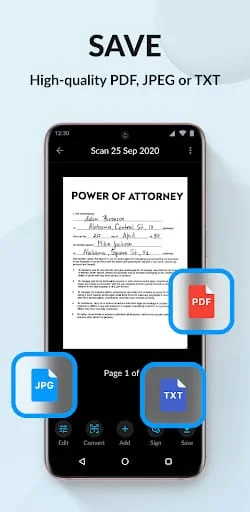 xScan: Document Scanner Screenshot 1