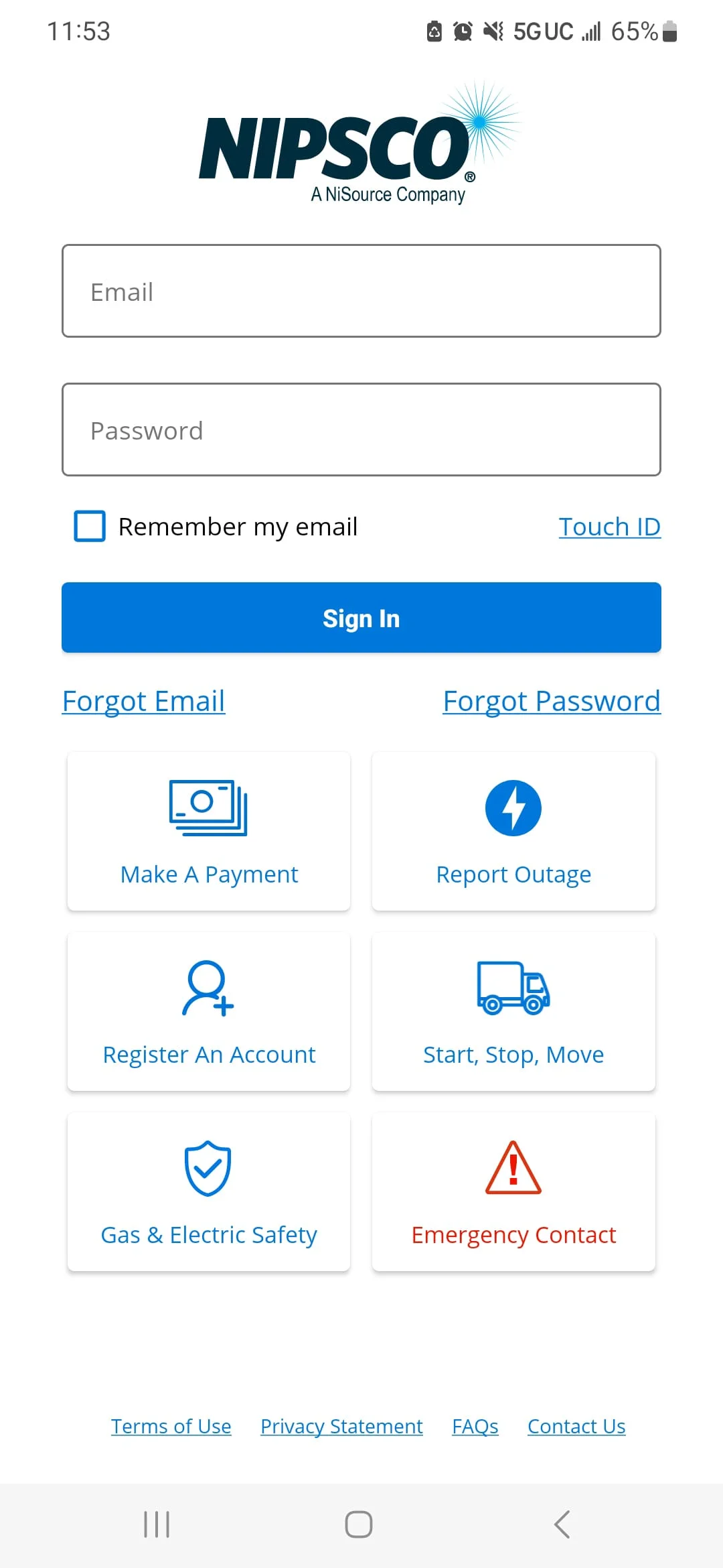 NIPSCO Screenshot 3