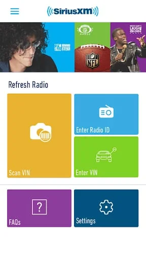 SiriusXM Dealer Screenshot 1