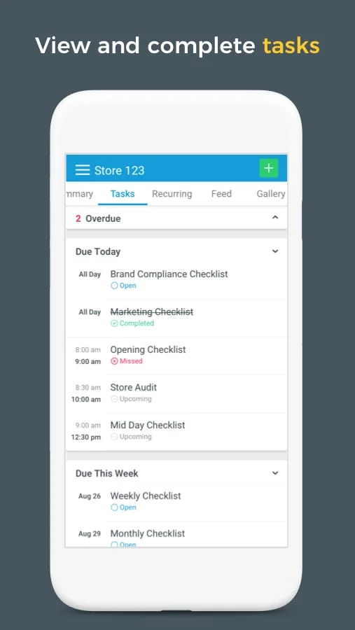Zenput Screenshot 1