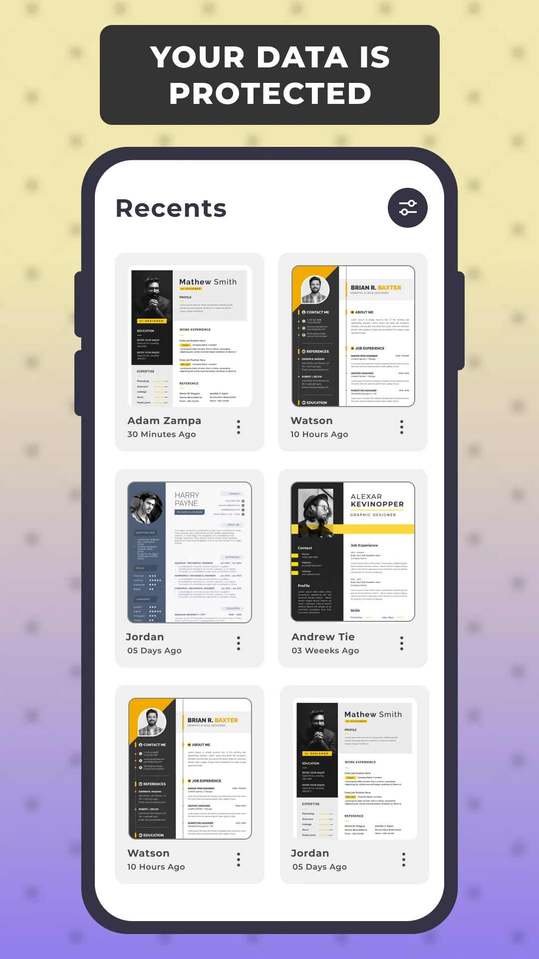Resume Builder: PDF CV Maker Screenshot 4