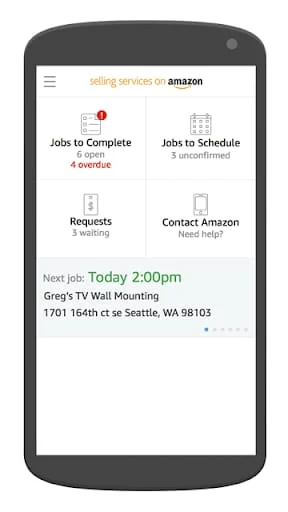 Selling Services on Amazon Screenshot 1