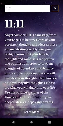 Angel Numbers Numerology Screenshot 1