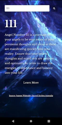 Angel Numbers Numerology Screenshot 2