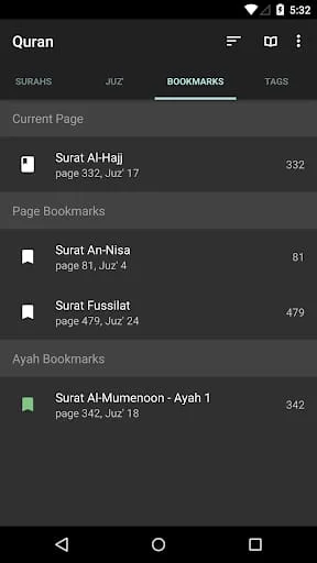 Quran for Android Screenshot 3