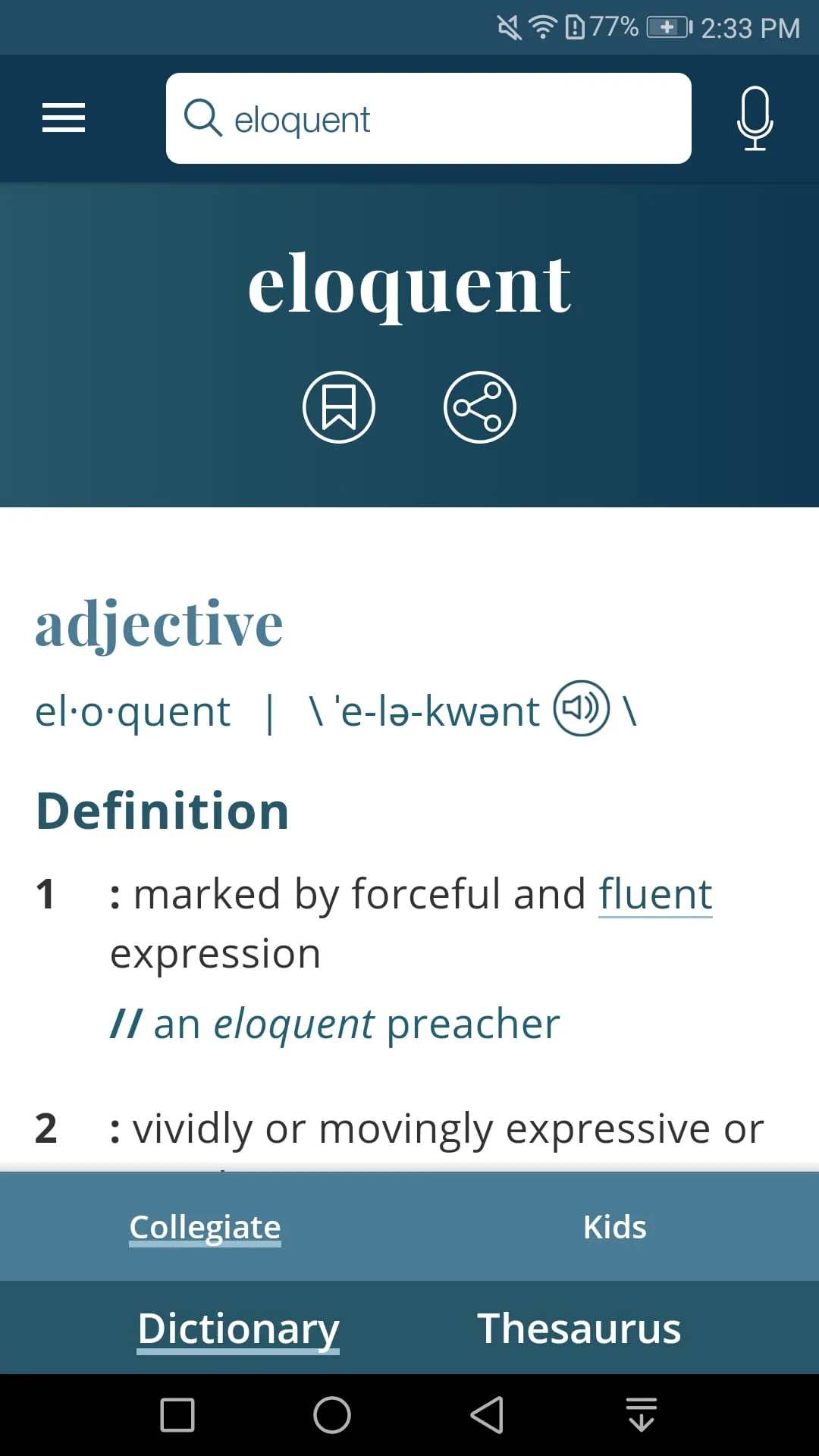 Dictionary - Merriam-Webster Screenshot 3