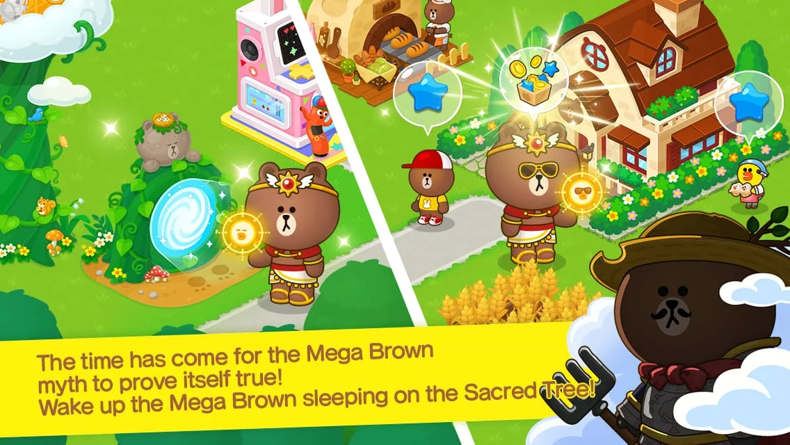 LINE BROWN FARM Screenshot 1