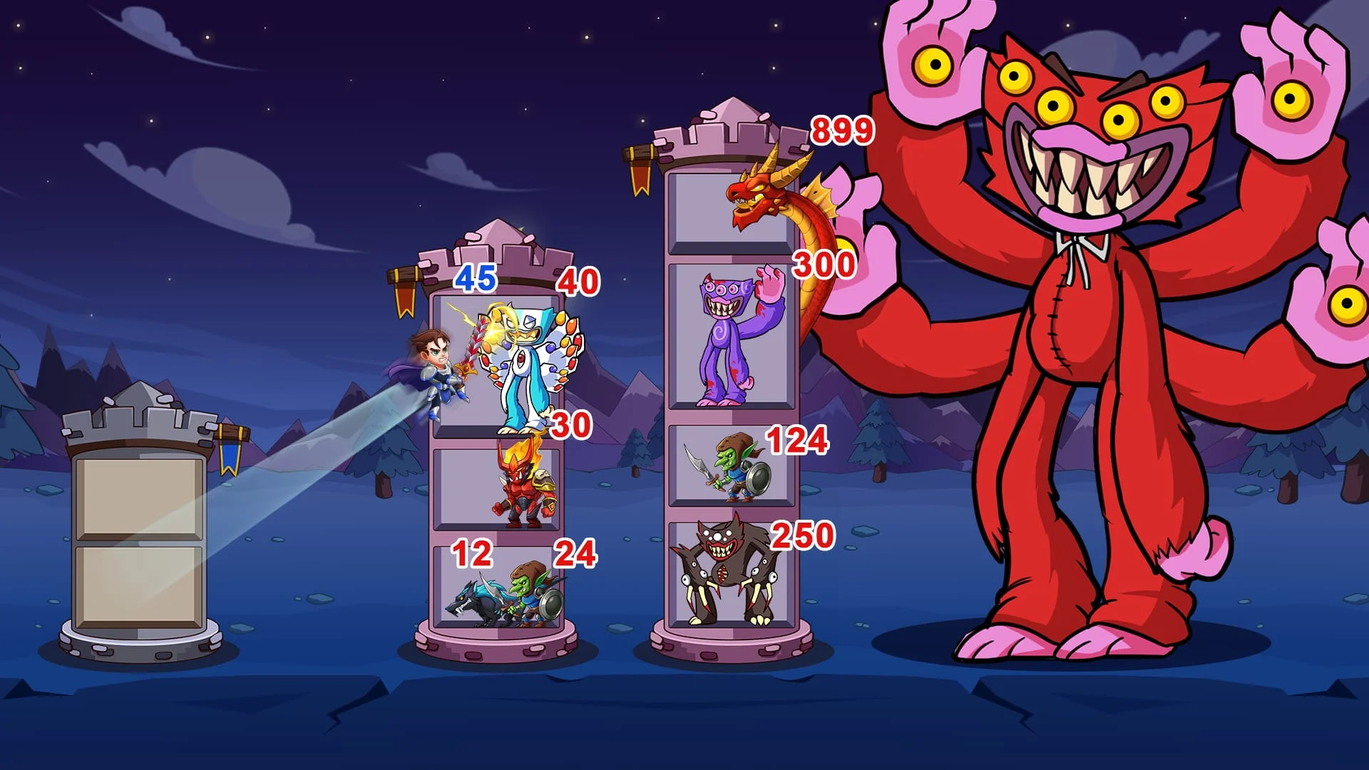 Hero Tower Wars - Merge Puzzle Screenshot 2